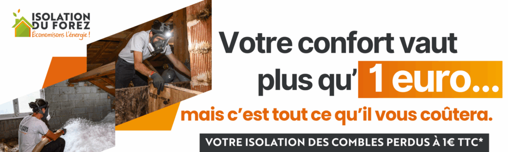 Votre isolation des combles perdus à 1€